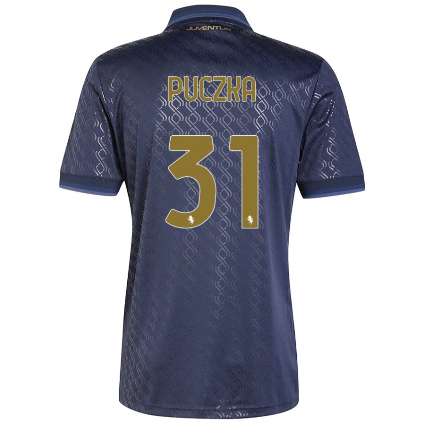 Kinder David Puczka #31 Marineblau Ausweichtrikot Trikot 2024/25 T-Shirt Österreich