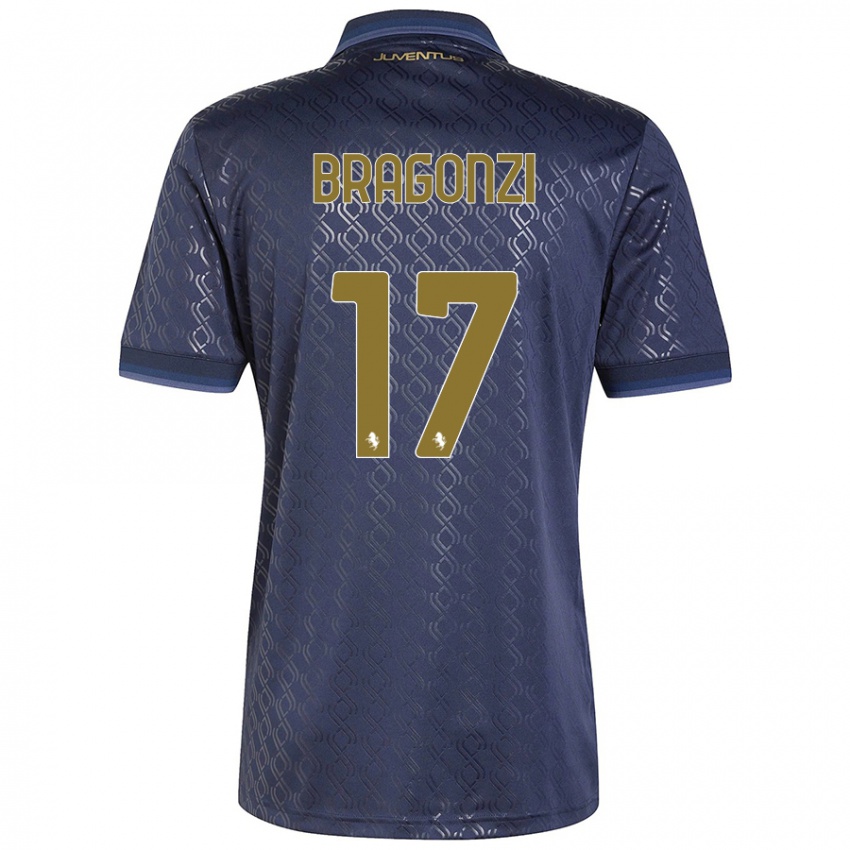 Kinder Asia Bragonzi #17 Marineblau Ausweichtrikot Trikot 2024/25 T-Shirt Österreich