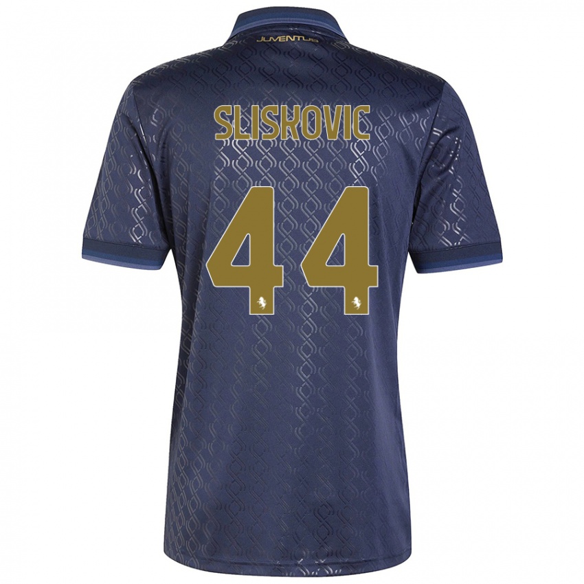 Kinder Gloria Slišković #44 Marineblau Ausweichtrikot Trikot 2024/25 T-Shirt Österreich