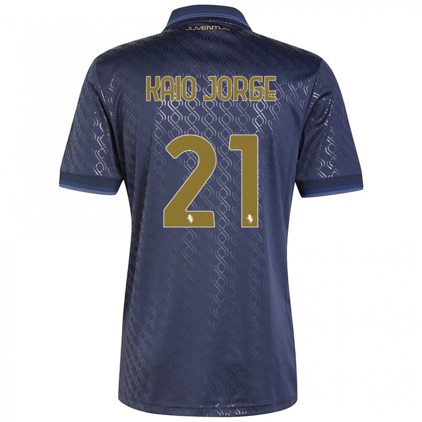 Kinder Kaio Jorge #21 Marineblau Ausweichtrikot Trikot 2024/25 T-Shirt Österreich