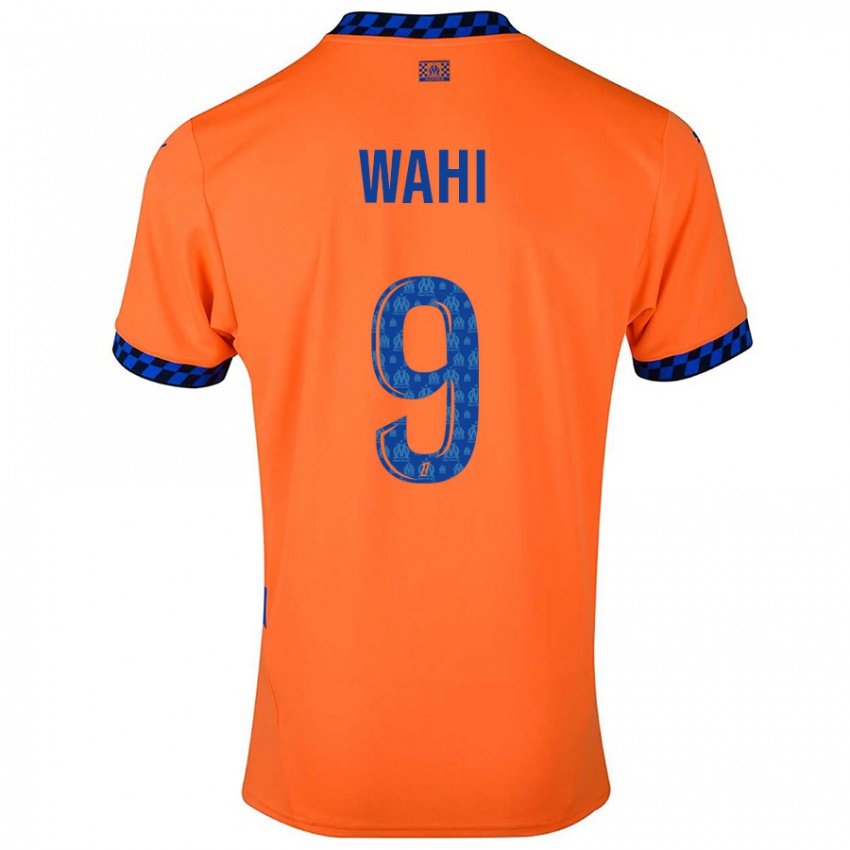 Kinder Elye Wahi #9 Orange Dunkelblau Ausweichtrikot Trikot 2024/25 T-Shirt Österreich