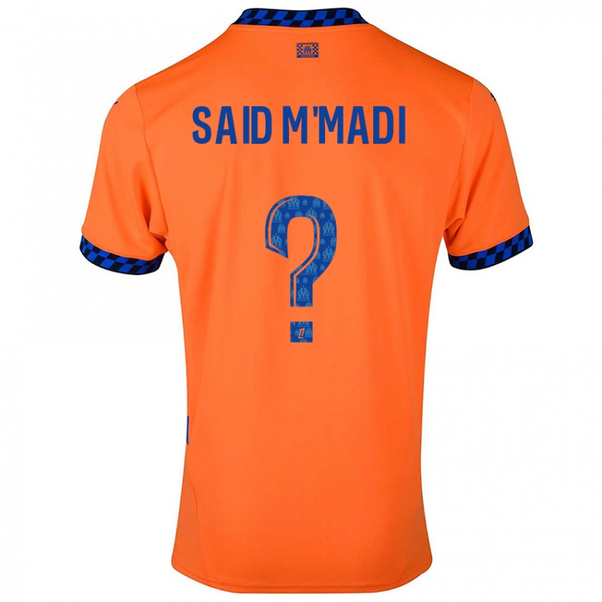 Kinder Yakine Said M'madi #0 Orange Dunkelblau Ausweichtrikot Trikot 2024/25 T-Shirt Österreich