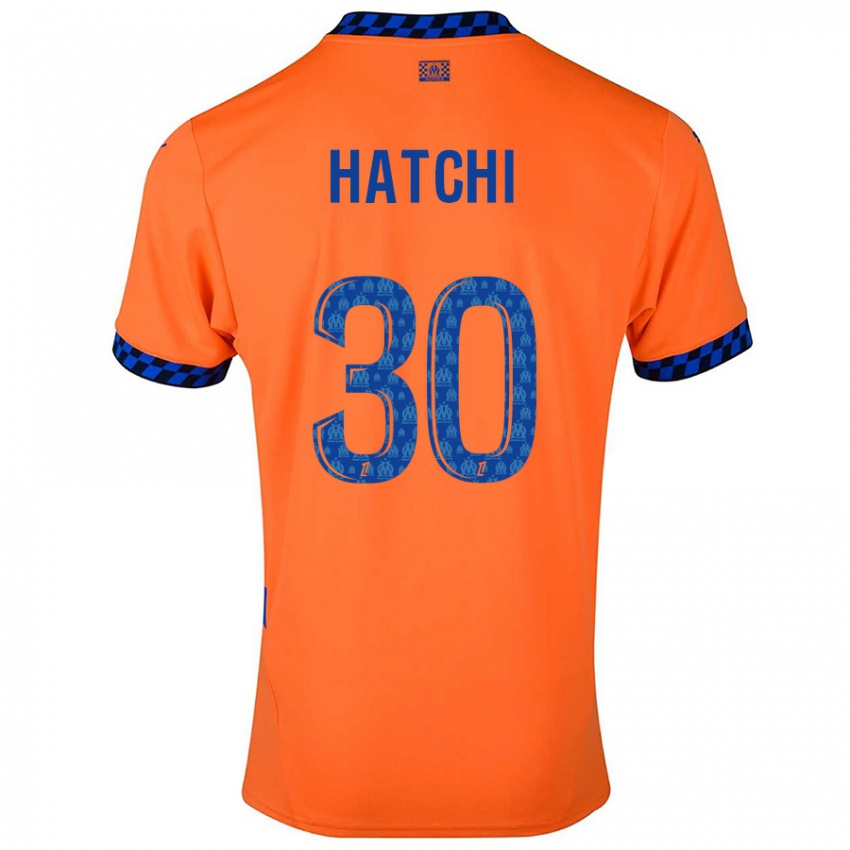 Kinder Anaïs Hatchi #30 Orange Dunkelblau Ausweichtrikot Trikot 2024/25 T-Shirt Österreich