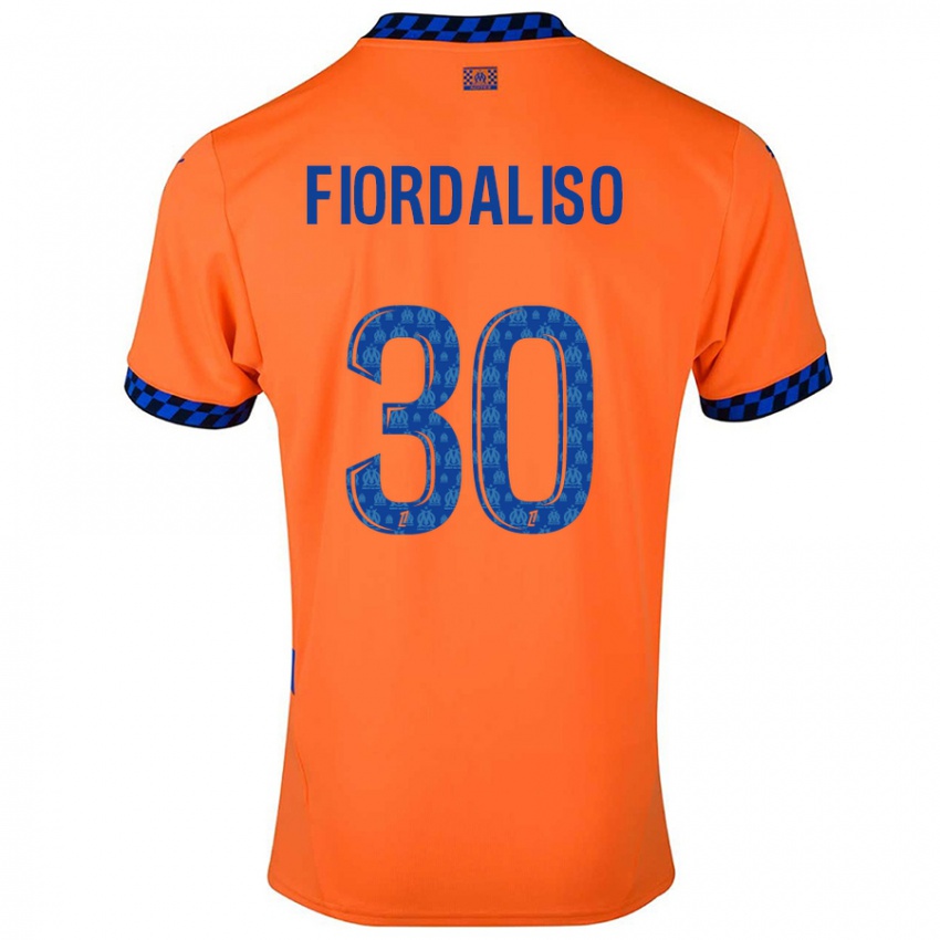 Kinder Thelma Fiordaliso #30 Orange Dunkelblau Ausweichtrikot Trikot 2024/25 T-Shirt Österreich