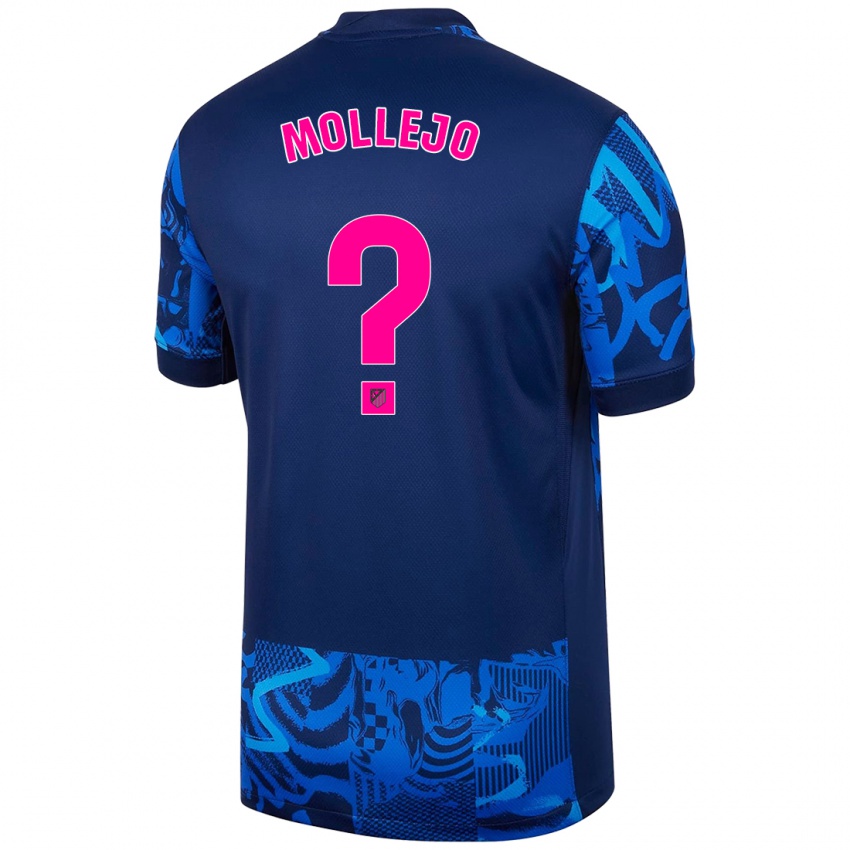 Kinder Victor Mollejo #0 Königsblau Ausweichtrikot Trikot 2024/25 T-Shirt Österreich