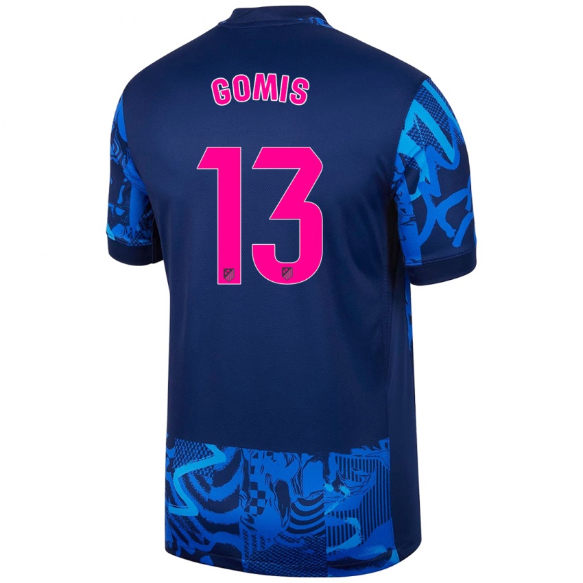 Kinder Antonio Gomis #13 Königsblau Ausweichtrikot Trikot 2024/25 T-Shirt Österreich