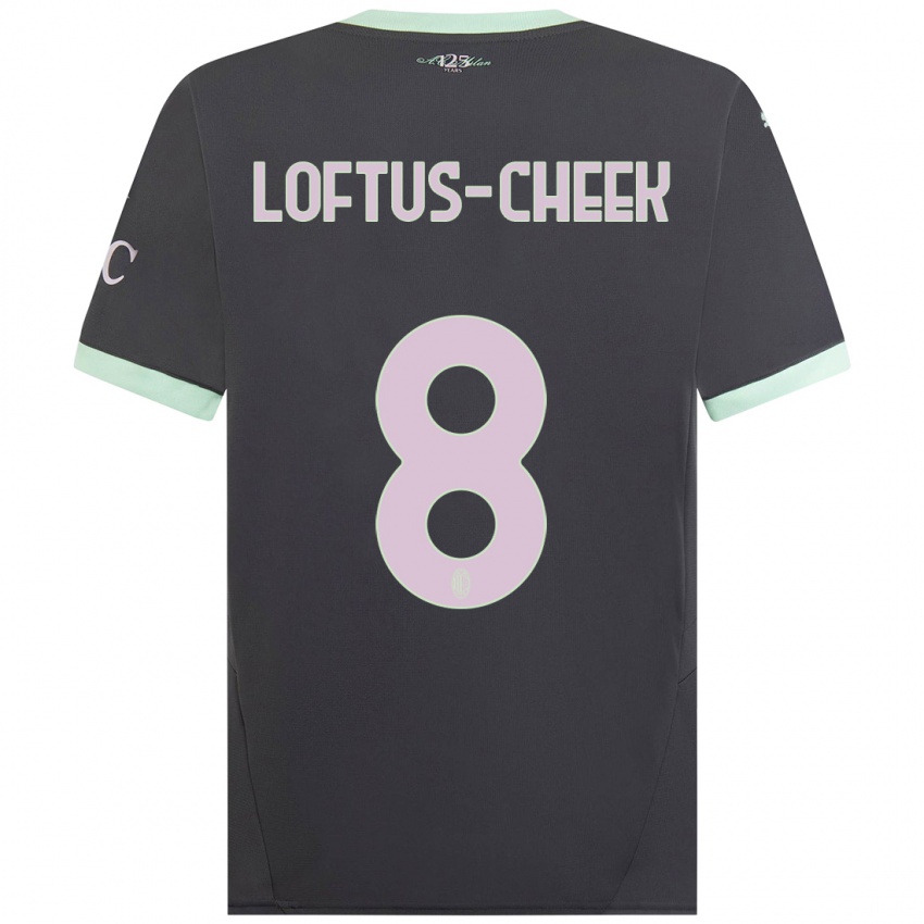 Kinder Ruben Loftus-Cheek #8 Grau Ausweichtrikot Trikot 2024/25 T-Shirt Österreich