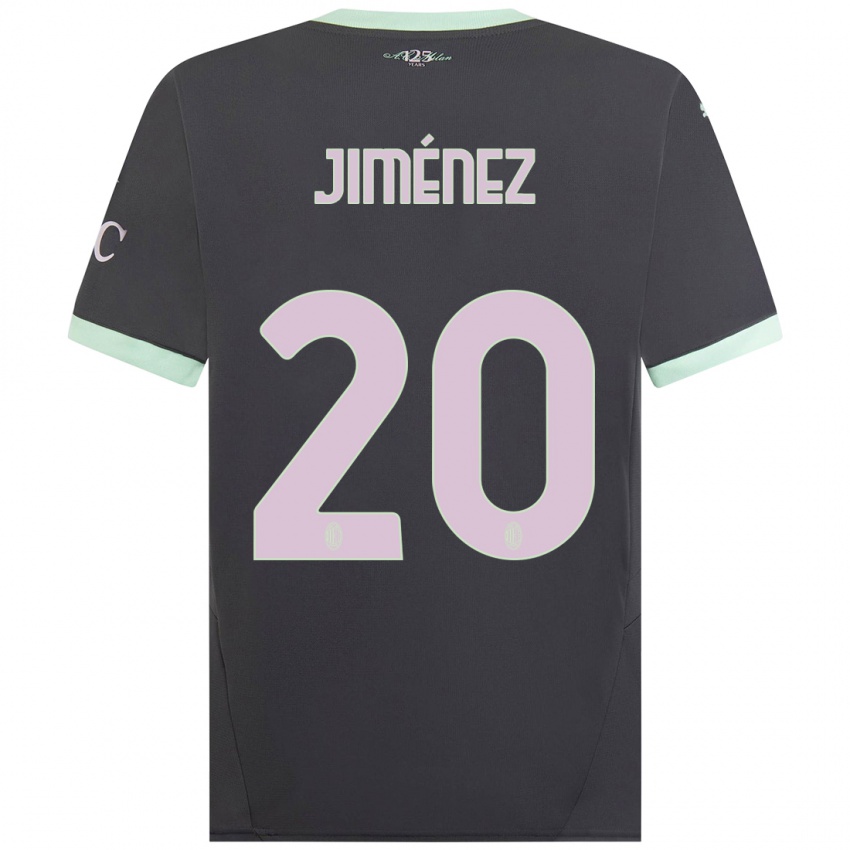 Kinder Álex Jiménez #20 Grau Ausweichtrikot Trikot 2024/25 T-Shirt Österreich