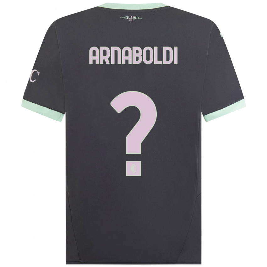 Kinder Pietro Arnaboldi #0 Grau Ausweichtrikot Trikot 2024/25 T-Shirt Österreich