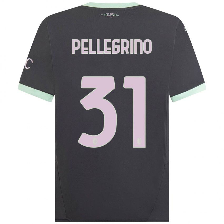 Kinder Marco Pellegrino #31 Grau Ausweichtrikot Trikot 2024/25 T-Shirt Österreich