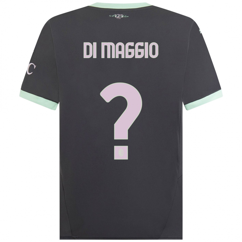 Kinder Simone Di Maggio #0 Grau Ausweichtrikot Trikot 2024/25 T-Shirt Österreich