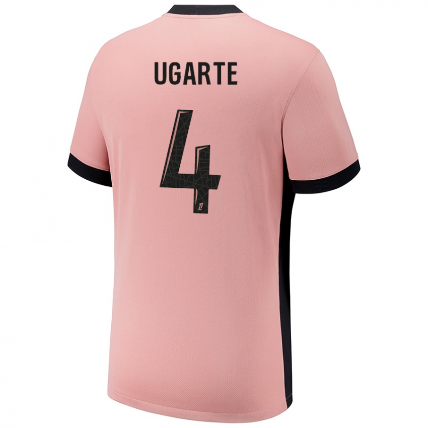 Kinder Manuel Ugarte #4 Rostros Ausweichtrikot Trikot 2024/25 T-Shirt Österreich