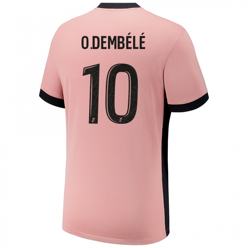 Kinder Ousmane Dembele #10 Rostros Ausweichtrikot Trikot 2024/25 T-Shirt Österreich