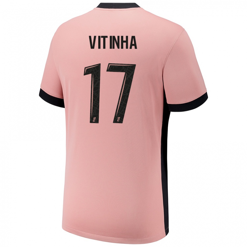 Kinder Vitinha #17 Rostros Ausweichtrikot Trikot 2024/25 T-Shirt Österreich