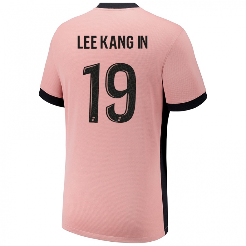 Kinder Kang-In Lee #19 Rostros Ausweichtrikot Trikot 2024/25 T-Shirt Österreich