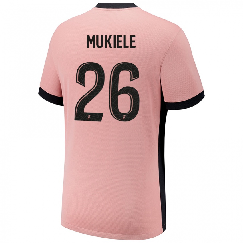 Kinder Nordi Mukiele #26 Rostros Ausweichtrikot Trikot 2024/25 T-Shirt Österreich