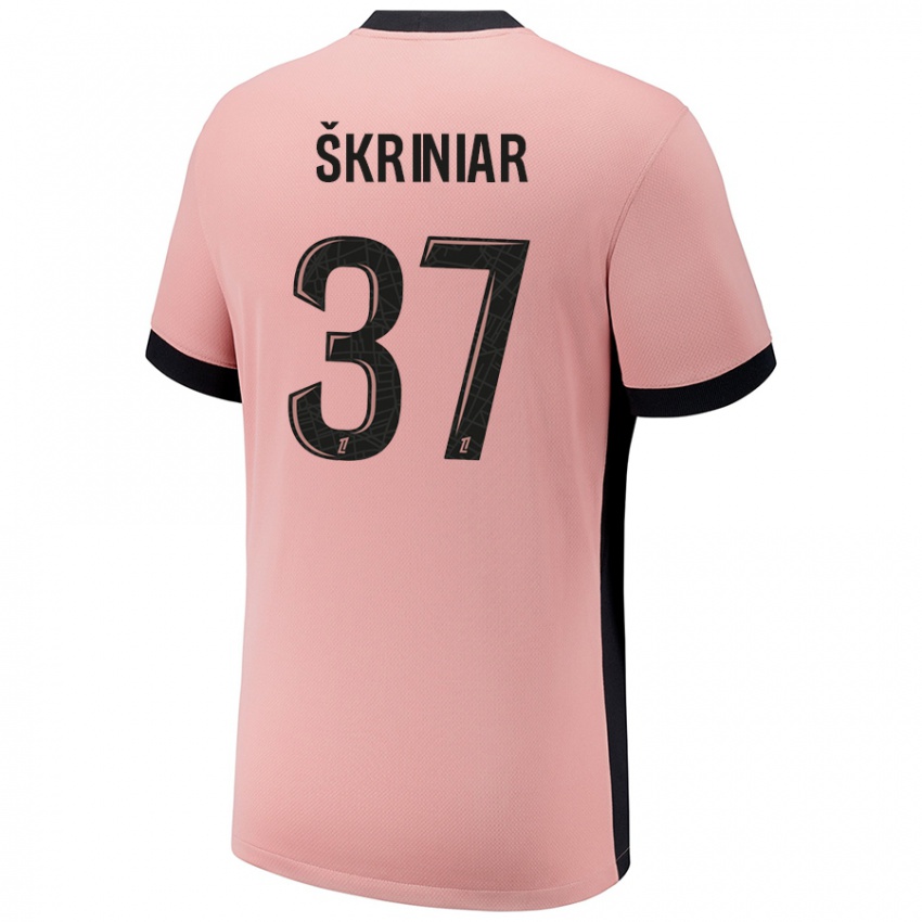 Kinder Milan Skriniar #37 Rostros Ausweichtrikot Trikot 2024/25 T-Shirt Österreich