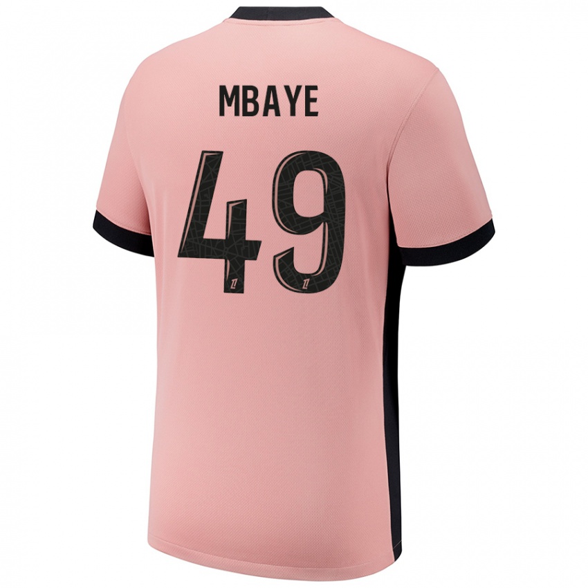 Kinder Ibrahim Mbaye #49 Rostros Ausweichtrikot Trikot 2024/25 T-Shirt Österreich