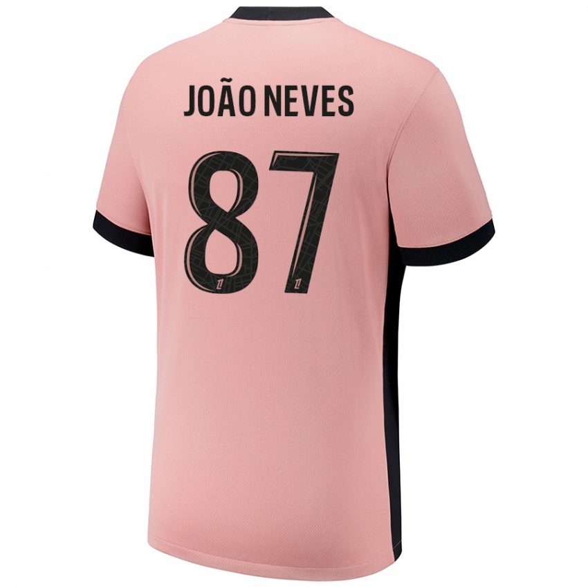 Kinder João Neves #87 Rostros Ausweichtrikot Trikot 2024/25 T-Shirt Österreich