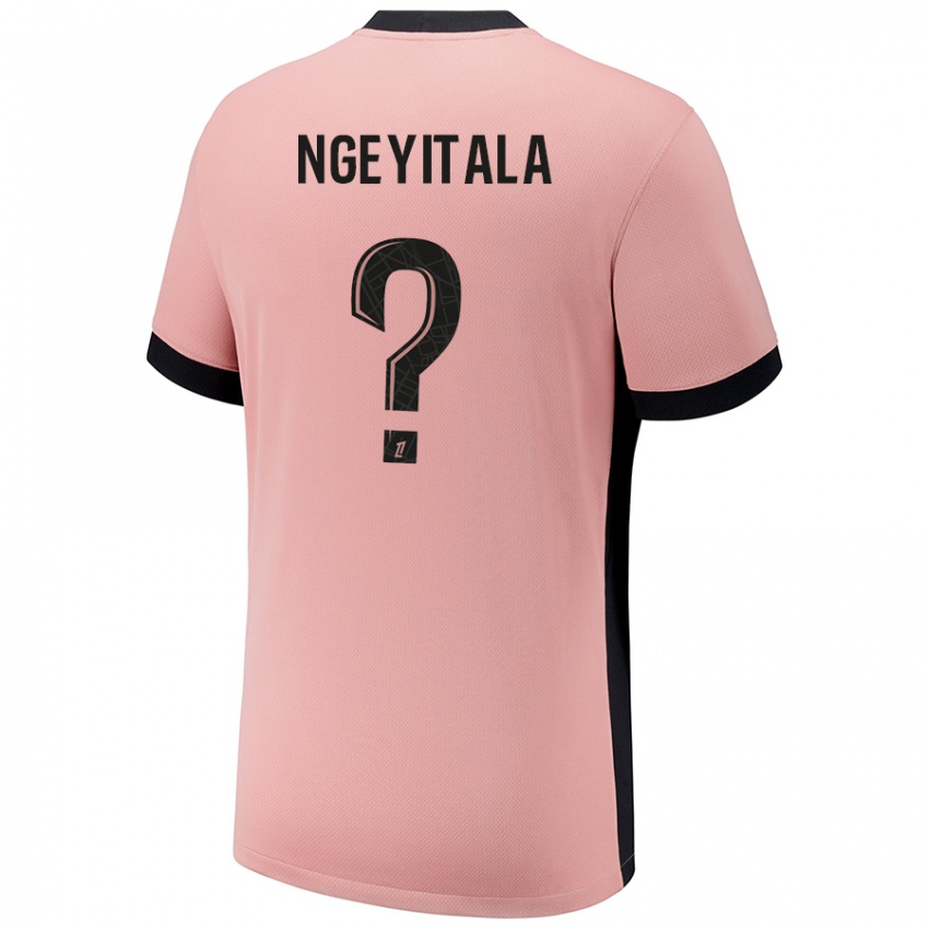 Kinder Aurélien Ngeyitala #0 Rostros Ausweichtrikot Trikot 2024/25 T-Shirt Österreich