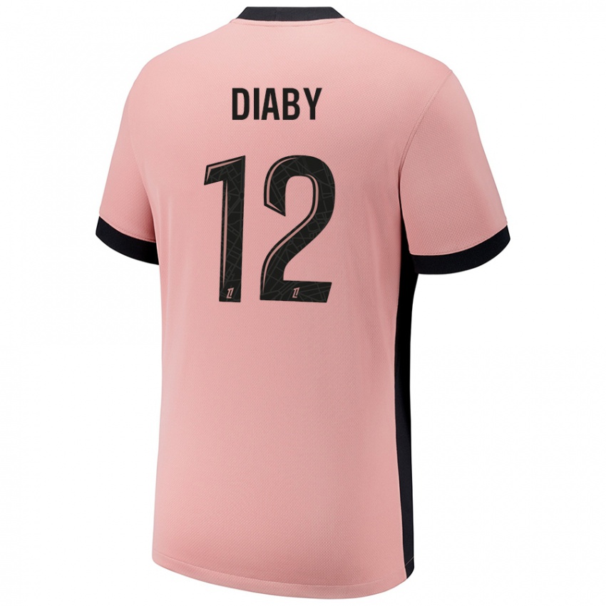 Kinder Ibrahima Diaby #12 Rostros Ausweichtrikot Trikot 2024/25 T-Shirt Österreich