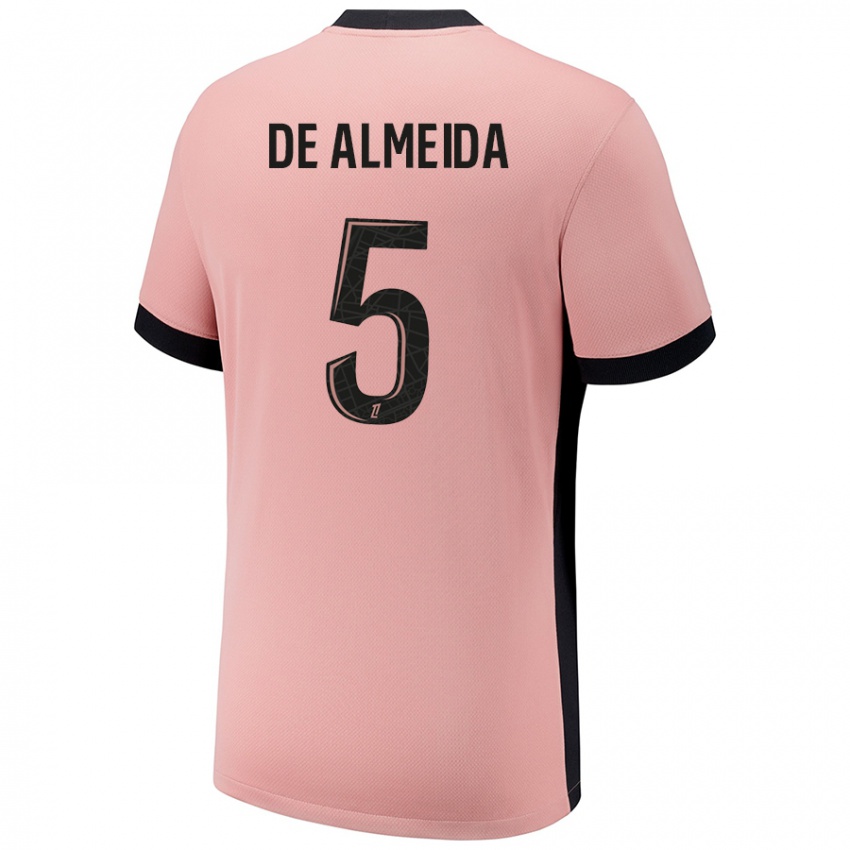 Kinder Elisa De Almeida #5 Rostros Ausweichtrikot Trikot 2024/25 T-Shirt Österreich