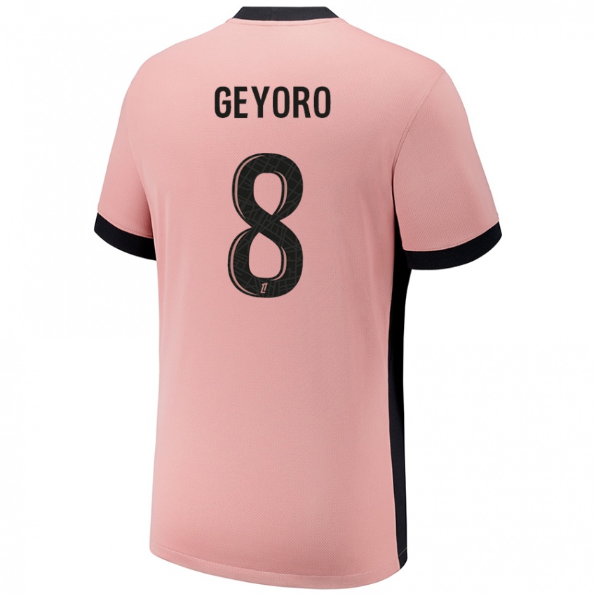 Kinder Grace Geyoro #8 Rostros Ausweichtrikot Trikot 2024/25 T-Shirt Österreich