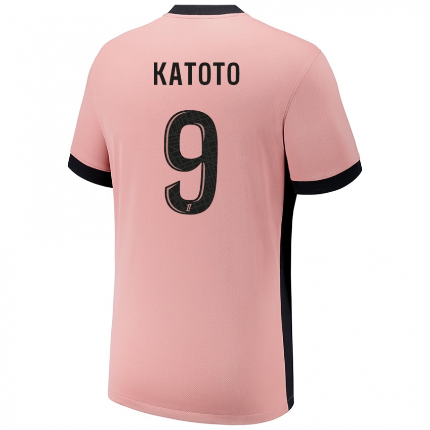 Kinder Marie-Antoinette Katoto #9 Rostros Ausweichtrikot Trikot 2024/25 T-Shirt Österreich