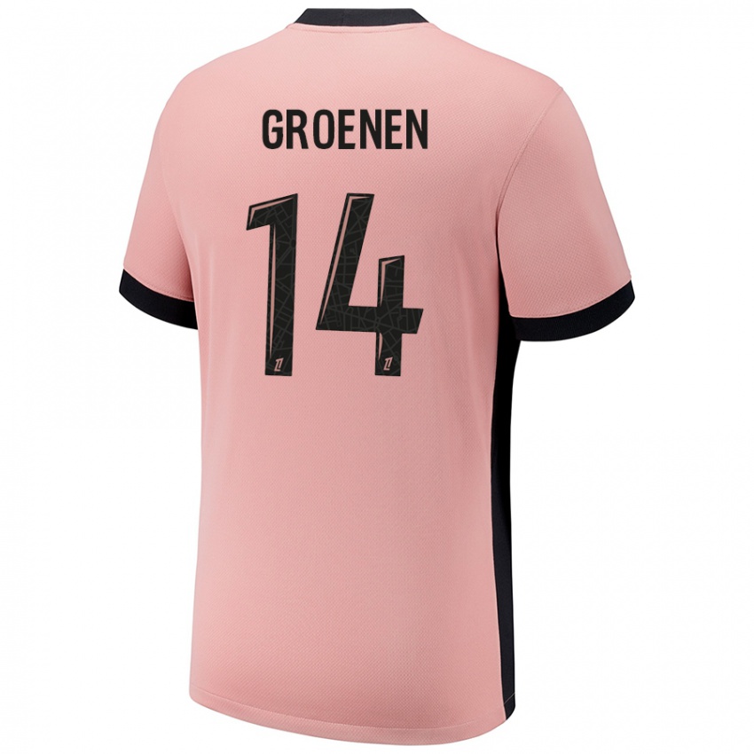 Kinder Jackie Groenen #14 Rostros Ausweichtrikot Trikot 2024/25 T-Shirt Österreich