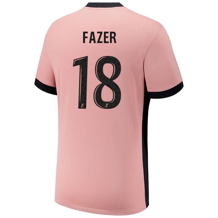 Kinder Laurina Fazer #18 Rostros Ausweichtrikot Trikot 2024/25 T-Shirt Österreich