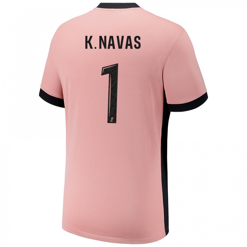 Kinder Keylor Navas #1 Rostros Ausweichtrikot Trikot 2024/25 T-Shirt Österreich