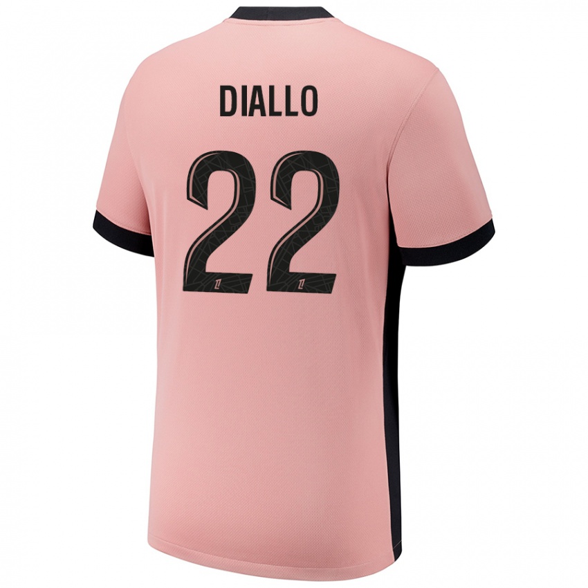 Kinder Abdou Diallo #22 Rostros Ausweichtrikot Trikot 2024/25 T-Shirt Österreich