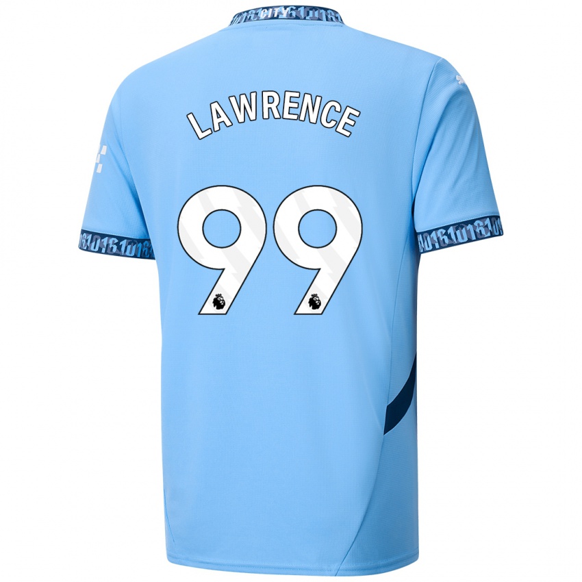 Herren Emilio Lawrence #99 Marineblau Heimtrikot Trikot 2024/25 T-Shirt Österreich