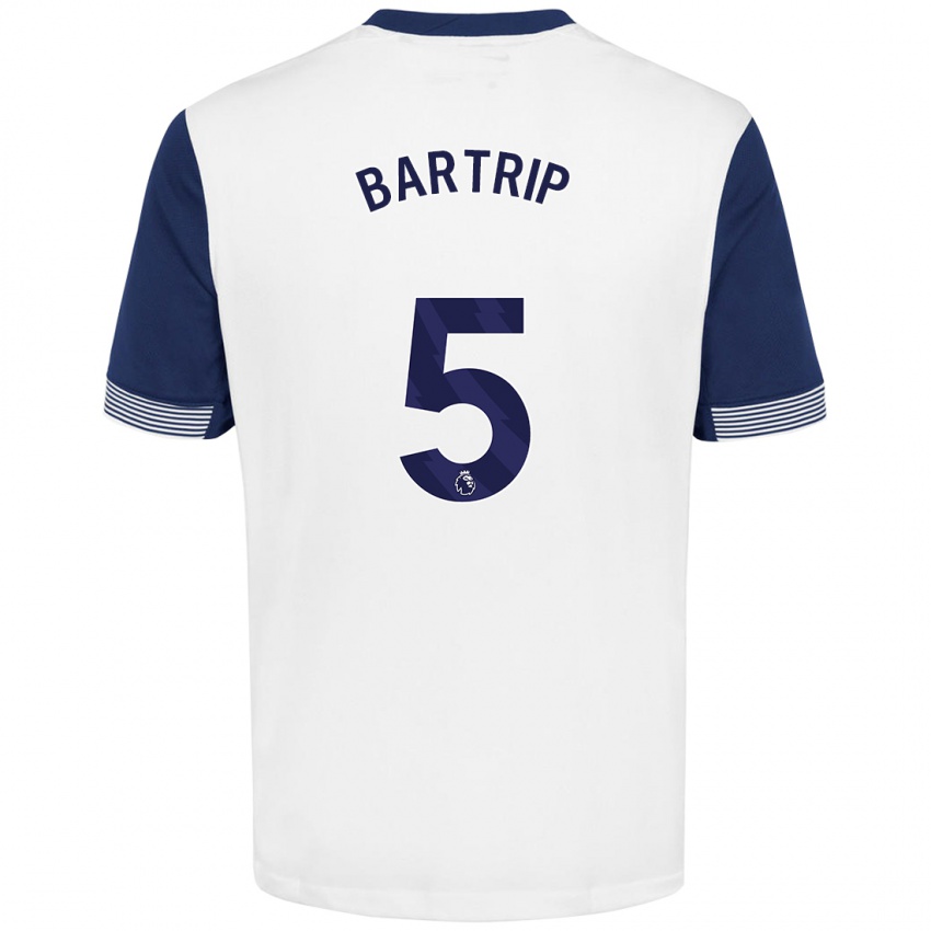 Herren Molly Bartrip #5 Weiß Blau Heimtrikot Trikot 2024/25 T-Shirt Österreich