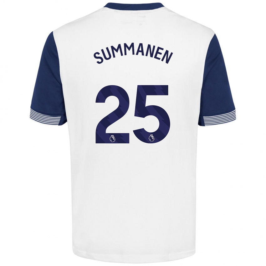 Herren Eveliina Summanen #25 Weiß Blau Heimtrikot Trikot 2024/25 T-Shirt Österreich