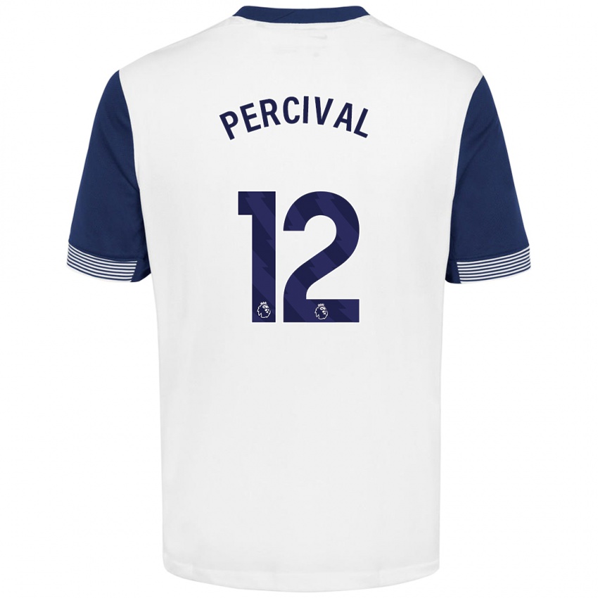 Herren Ria Percival #12 Weiß Blau Heimtrikot Trikot 2024/25 T-Shirt Österreich