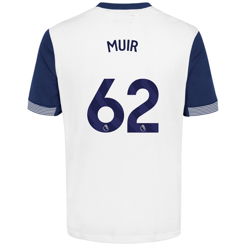 Herren Marqes Muir #62 Weiß Blau Heimtrikot Trikot 2024/25 T-Shirt Österreich