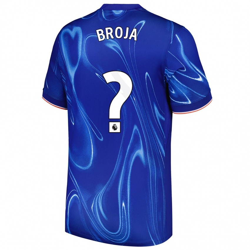 Herren Armando Broja #0 Blau Weiß Heimtrikot Trikot 2024/25 T-Shirt Österreich