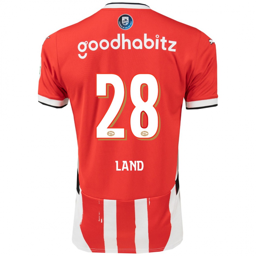 Herren Tygo Land #28 Rot Weiß Heimtrikot Trikot 2024/25 T-Shirt Österreich