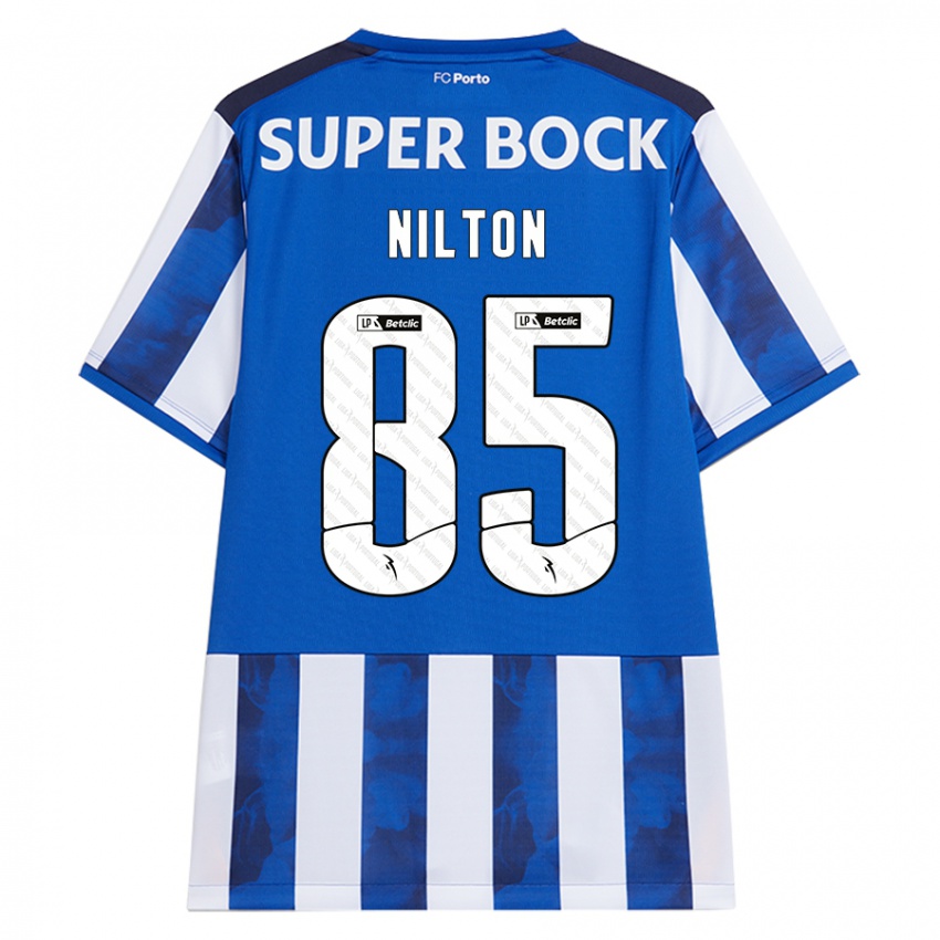 Herren Nilton #85 Blau Weiß Heimtrikot Trikot 2024/25 T-Shirt Österreich