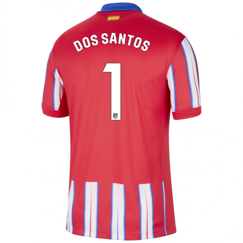 Herren Alex Dos Santos #1 Rot Weiß Blau Heimtrikot Trikot 2024/25 T-Shirt Österreich