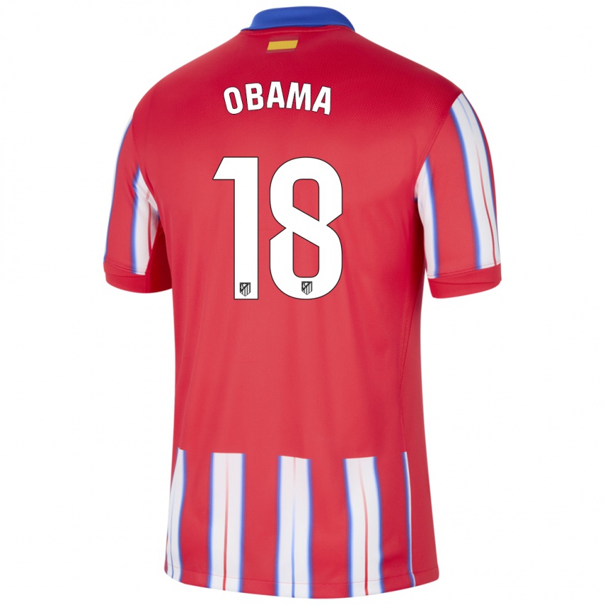 Herren Salomon Obama #18 Rot Weiß Blau Heimtrikot Trikot 2024/25 T-Shirt Österreich