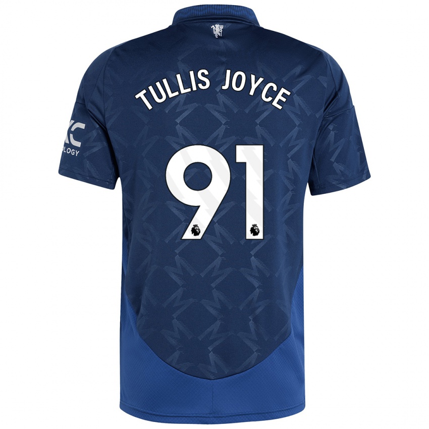 Herren Phallon Tullis-Joyce #91 Indigo Auswärtstrikot Trikot 2024/25 T-Shirt Österreich