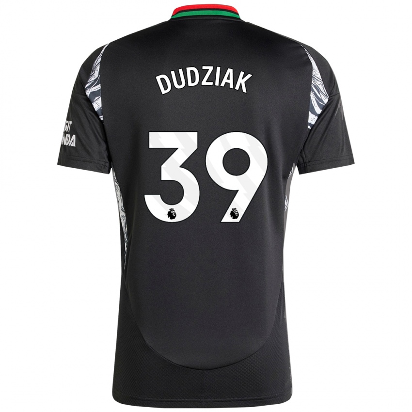 Herren Harrison Dudziak #39 Schwarz Auswärtstrikot Trikot 2024/25 T-Shirt Österreich