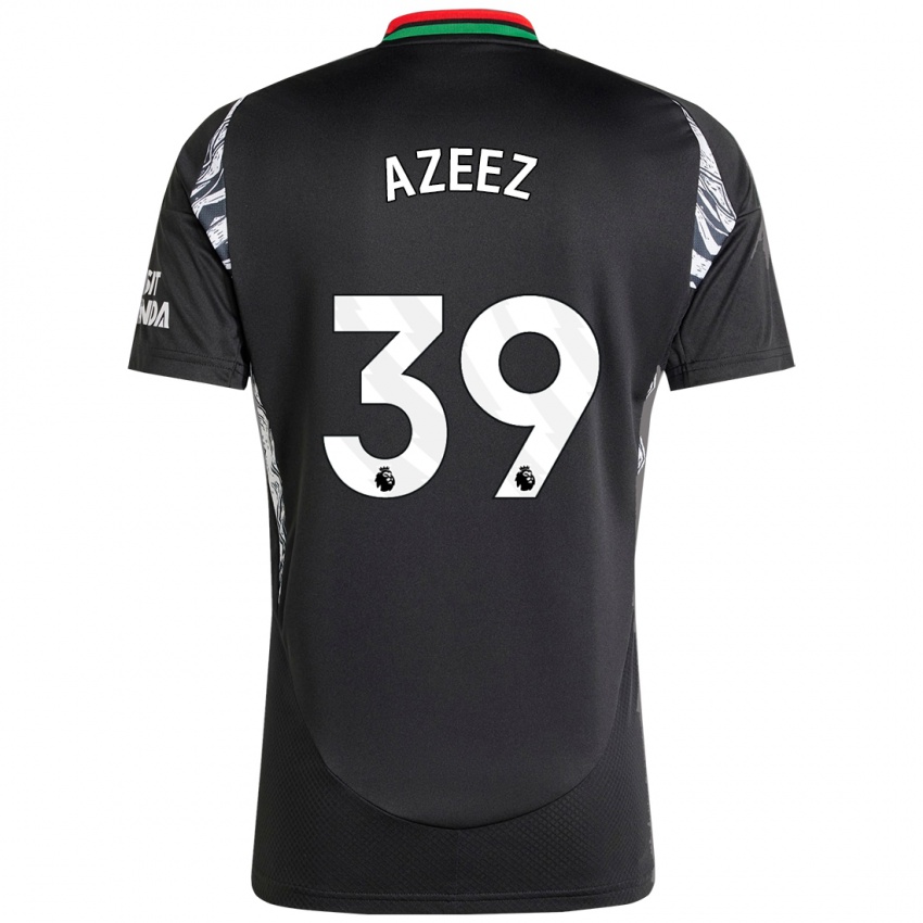 Herren Miguel Azeez #39 Schwarz Auswärtstrikot Trikot 2024/25 T-Shirt Österreich