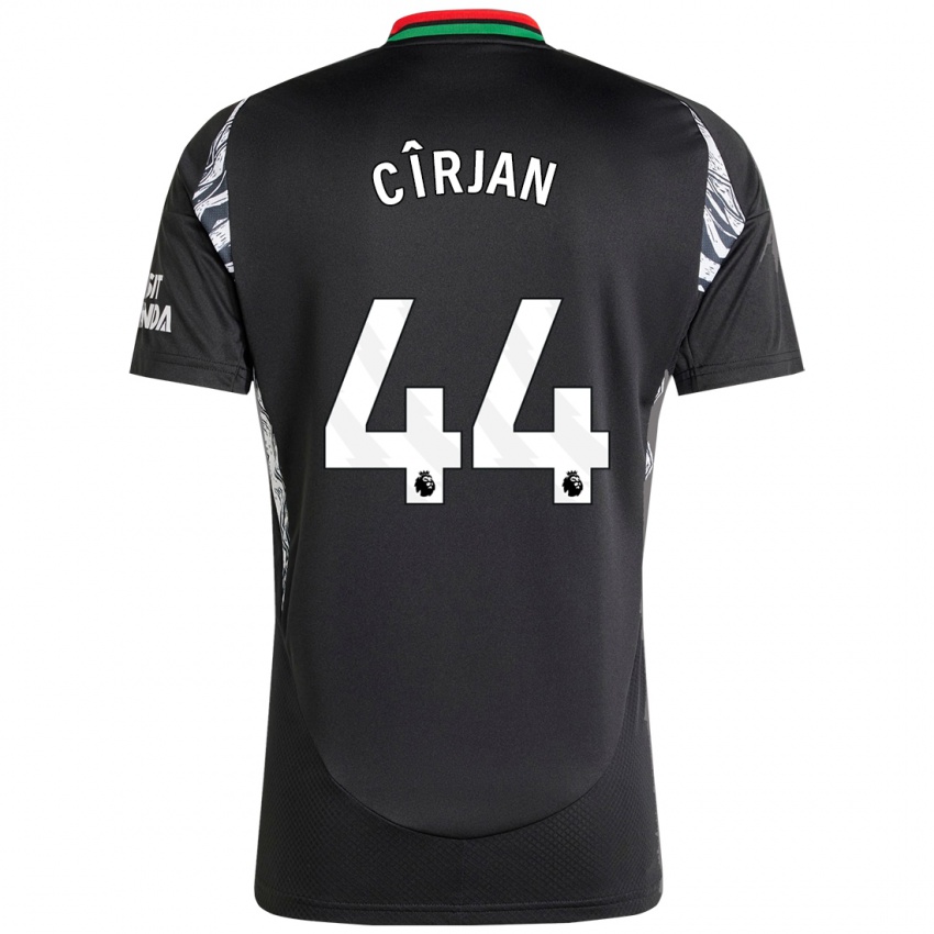 Herren Catalin Cîrjan #44 Schwarz Auswärtstrikot Trikot 2024/25 T-Shirt Österreich