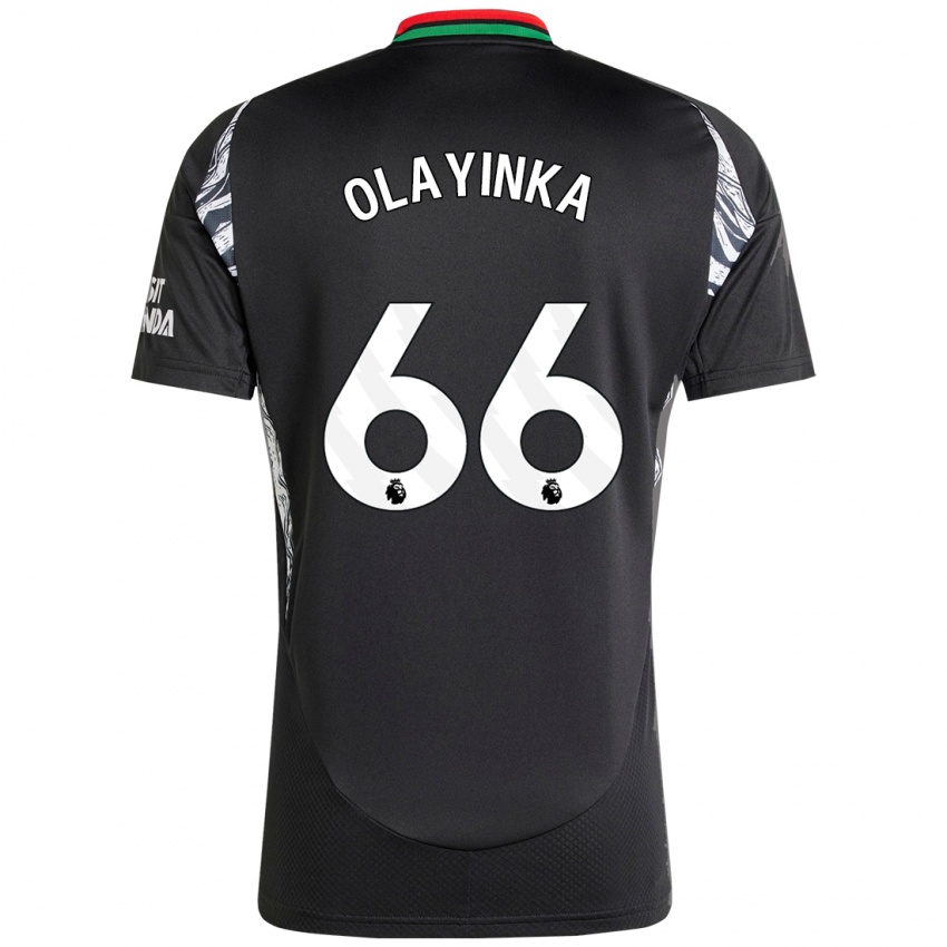 Herren James Olayinka #66 Schwarz Auswärtstrikot Trikot 2024/25 T-Shirt Österreich