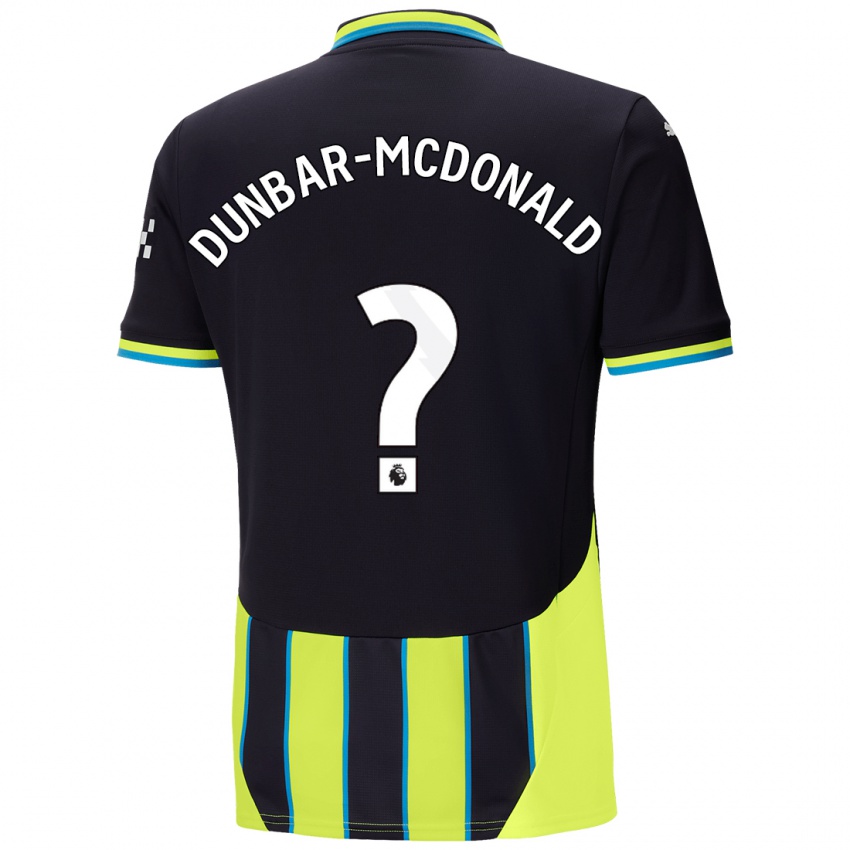 Herren Christian Dunbar-Mcdonald #0 Blaugelb Auswärtstrikot Trikot 2024/25 T-Shirt Österreich