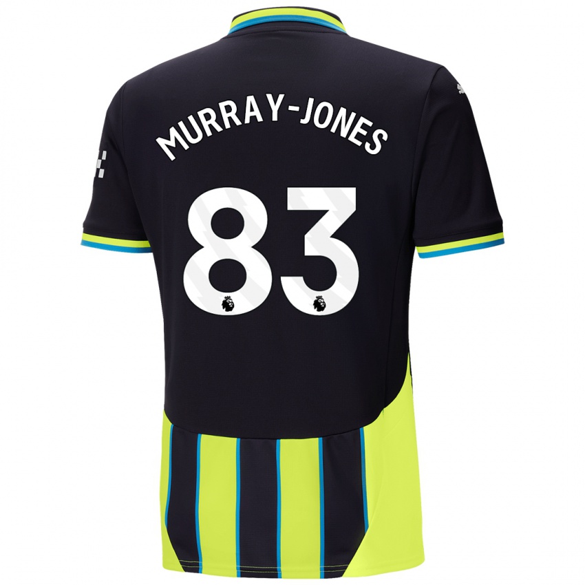 Herren George Murray-Jones #83 Blaugelb Auswärtstrikot Trikot 2024/25 T-Shirt Österreich