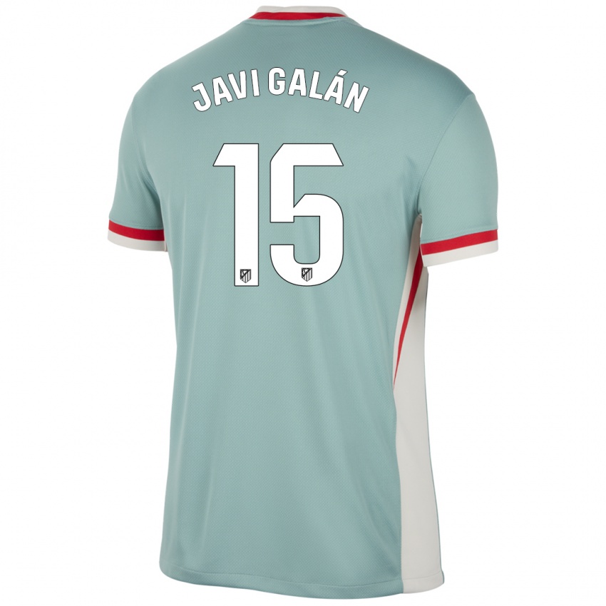 Herren Javi Galan #15 Hellbeige Blau Auswärtstrikot Trikot 2024/25 T-Shirt Österreich